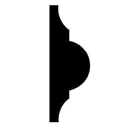 Sub image of DEC2002  8 X 21 X 2400MM LIGHT HARDWOOD DOUBLE ASTRAGAL  number 2 in the gallery of images