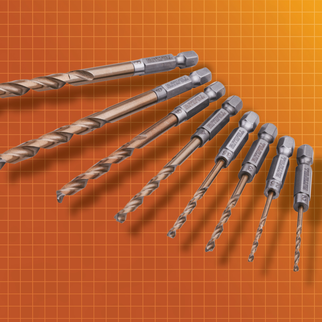 Product photograph of FAITHFULL Quick Change Impact Driver Drill Bit Set 