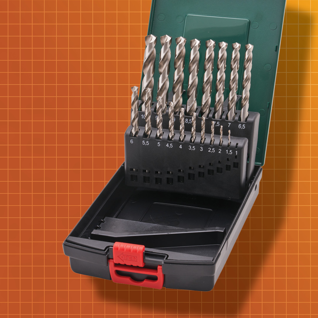 Product photograph of METABO 19 Piece HSS Drill Bit Set 