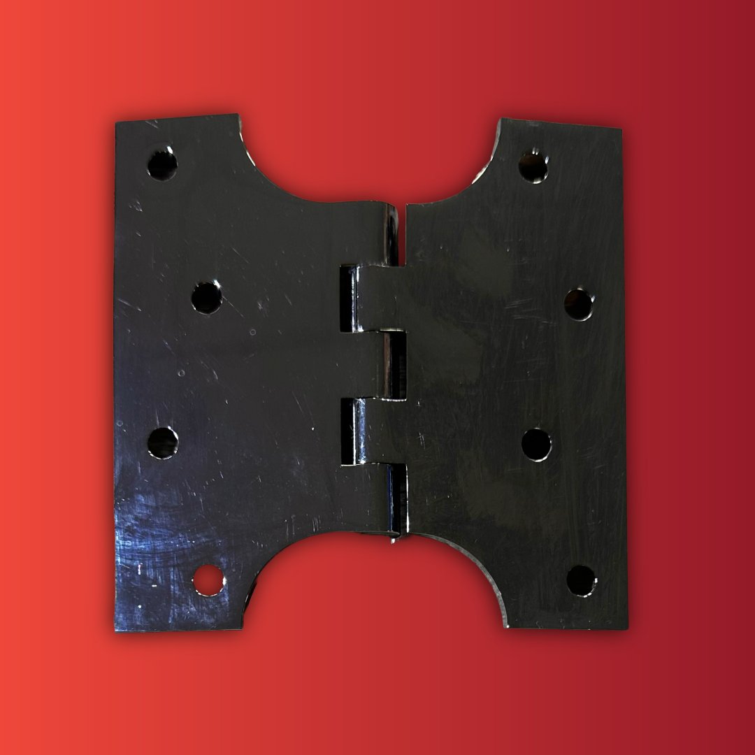 Sub image of 100MM CHROME PARLIAMENT HINGE 50MM THROW  number 2 in the gallery of images