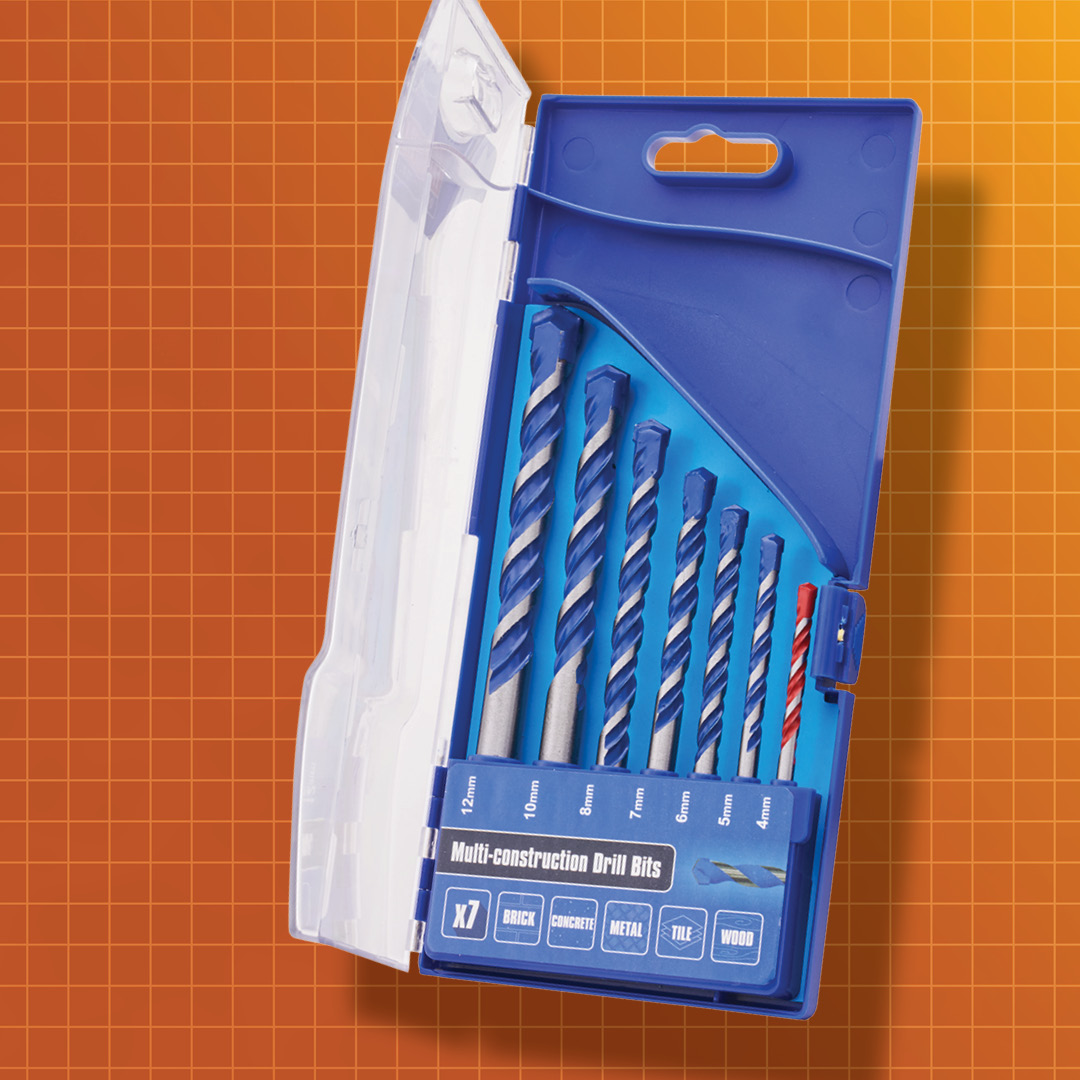 Product photograph of FAITHFULL Multi-Construction Drill Bit Set 