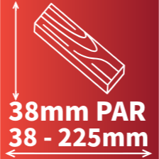 Product photograph of 38 X 38 - 225mm PAR  PEFC 