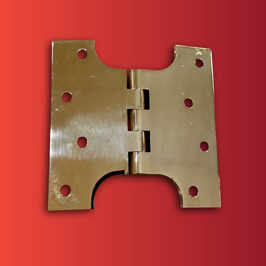Sub image of 100MM BRASS PARLIAMENT HINGE 50MM THROW(HIN2424PB)  number 2 in the gallery of images