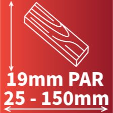 Product photograph of 19 X 25-150MM PAR  PEFC 