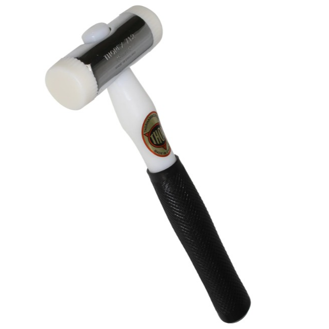 Product photograph of Thorex Nylon Hammer THO712 712 - Plastic Handle 38mm 650g 