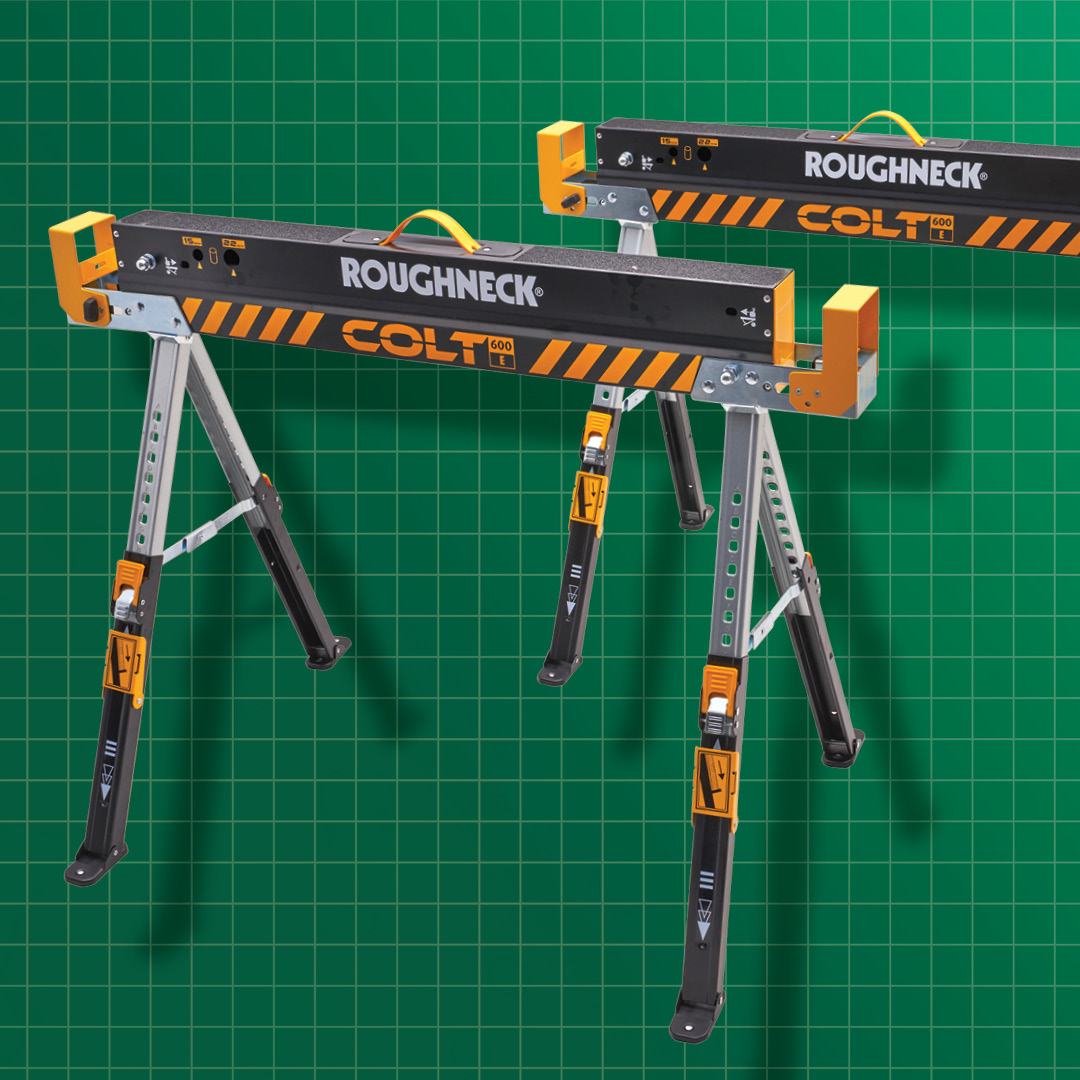 Product photograph of ROUGHNECK Sawhorse Twin Pack 