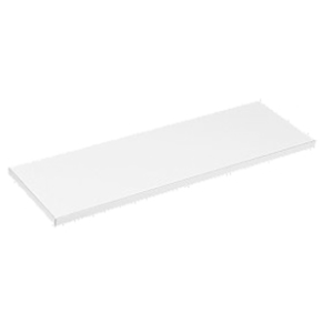 Product photograph of 15MM  MELAMINE FACED CHIPBOARD WHITE SHELVING 