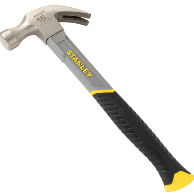 Image of Stanley 16oz Fibreglass Claw Hammer
