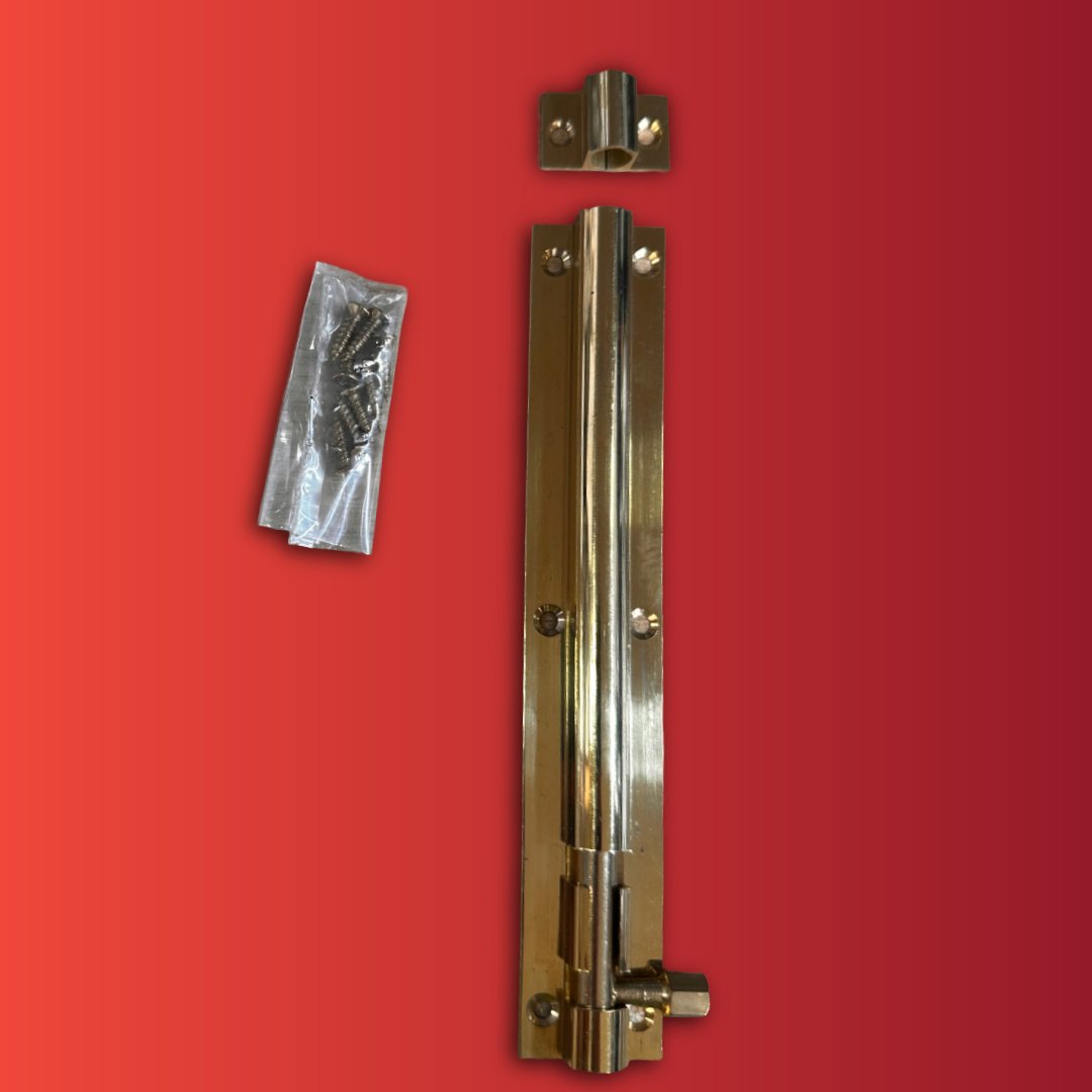 Product photograph of 150MM STRAIGHT BRASS BOLT 