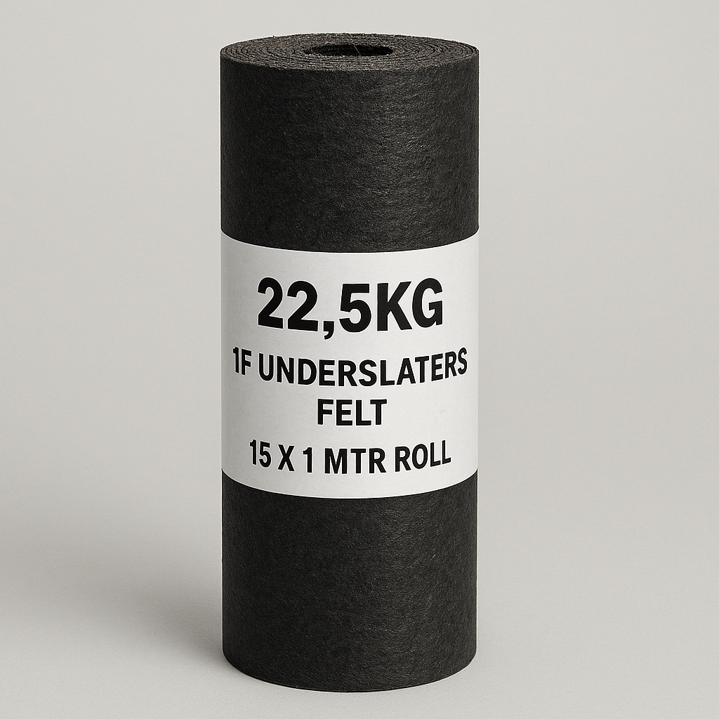 Product photograph of 22.5KG 1F UNDERSLATERS FELT (15 X 1 MTR ROLL) 