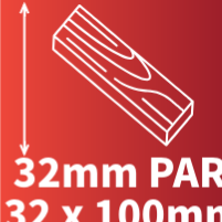 Product photograph of 32 X 100 PAR  PEFC 