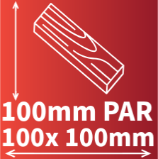 Product photograph of 100 X 100 PAR  PEFC 
