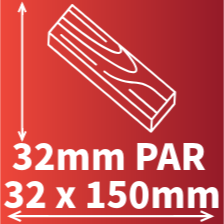 Product photograph of 32 X 150 PAR  PEFC 