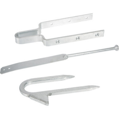 Product photograph of BIRKDALE GALVANISED FIELDGATE SPRING FASTENER SET 0370011 