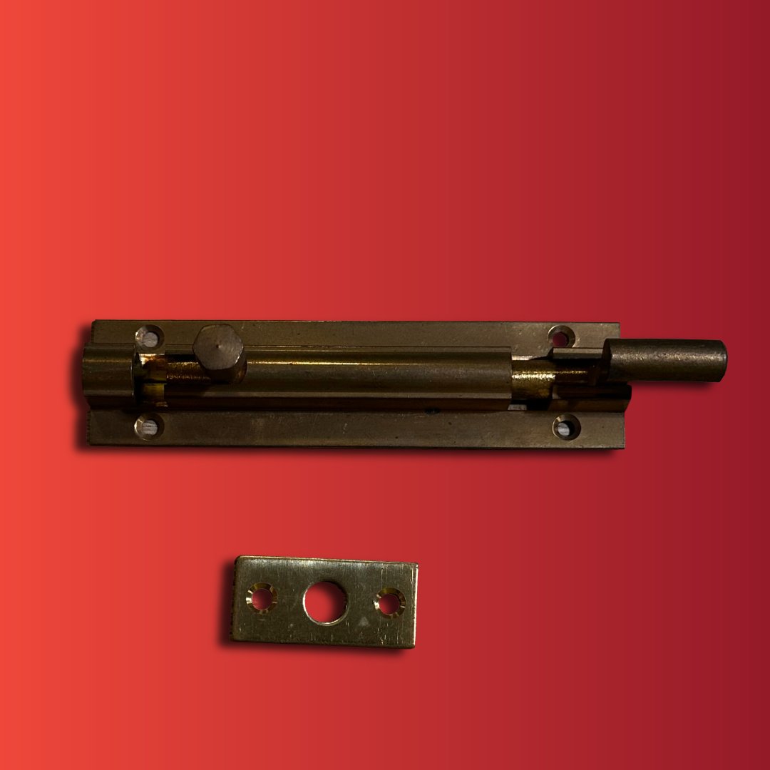 Product photograph of 100MM NECKED BRASS BOLT 